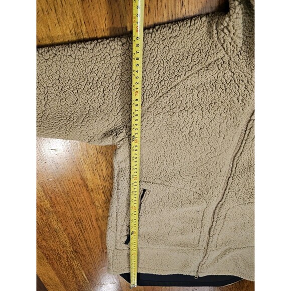 Columbia Jacket CSC Sherpa Fleece Womens Size L Hoodie Full Zip Beige/Khaki - Picture 6 of 9
